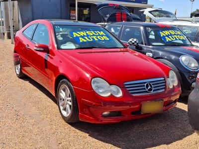 2004 Mercedes-Benz C-Class C180 Kompressor Sports Coupe CL203 MY2003 for sale in Blacktown