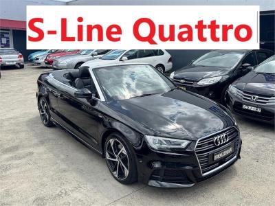 2019 AUDI A3 40 TFSI QUATTRO (2.0 TFSI) 2D CABRIOLET 8V MY19 for sale in Inner West