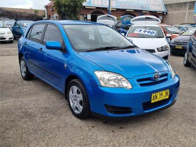 2006 TOYOTA COROLLA ASCENT SECA 5D HATCHBACK ZZE122R MY06 UPGRADE for sale in Kogarah