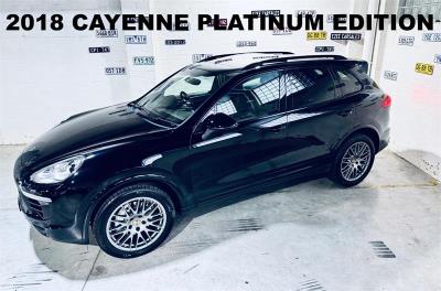 2017 PORSCHE CAYENNE DIESEL PLATINUM EDITION 4D WAGON 92A MY18 for sale in Cremorne