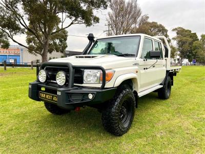 2019 TOYOTA LANDCRUISER WORKMATE (4x4) DOUBLE C/CHAS VDJ79R MY18 for sale in Outer East