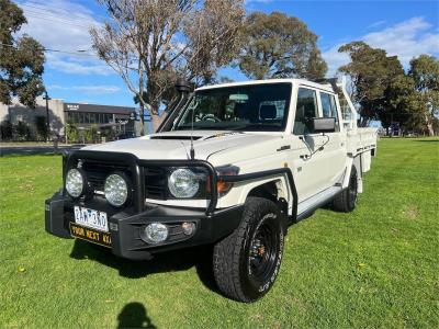 2015 TOYOTA LANDCRUISER WORKMATE (4x4) DOUBLE C/CHAS VDJ79R MY12 UPDATE for sale in Outer East