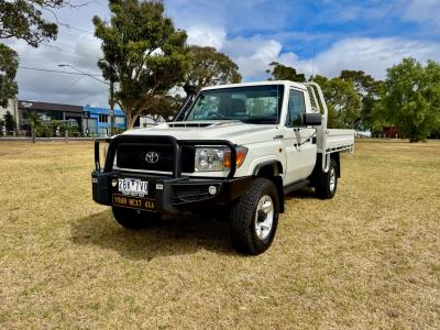 2019 TOYOTA LANDCRUISER WORKMATE (4x4) DOUBLE C/CHAS VDJ79R MY18 for sale in Outer East