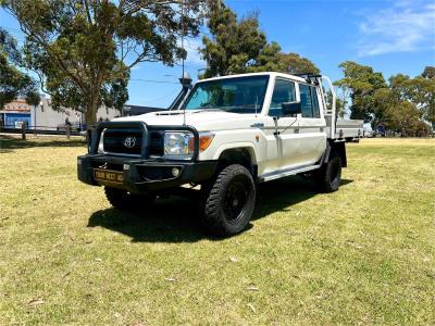 2016 TOYOTA LANDCRUISER WORKMATE (4x4) DOUBLE C/CHAS VDJ79R MY12 UPDATE for sale in Outer East