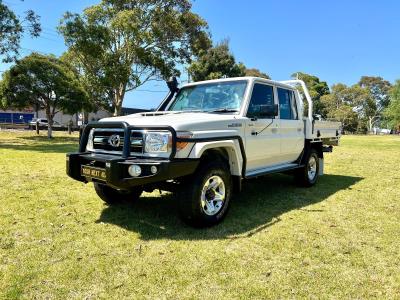 2017 TOYOTA LANDCRUISER GXL (4x4) DOUBLE C/CHAS VDJ79R for sale in Outer East