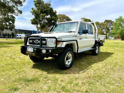 2017 TOYOTA LANDCRUISER GXL (4x4) DOUBLE C/CHAS VDJ79R for sale in Outer East