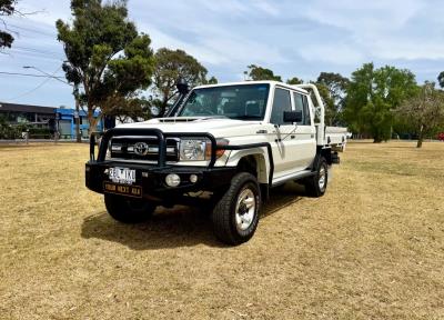 2017 TOYOTA LANDCRUISER GXL (4x4) DOUBLE C/CHAS VDJ79R for sale in Outer East