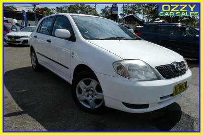 2004 TOYOTA COROLLA ASCENT SECA 5D HATCHBACK ZZE122R for sale in Sydney - Outer West and Blue Mtns.