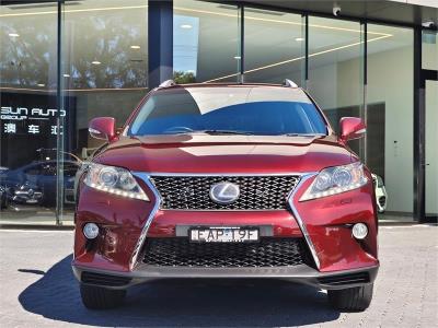 2013 LEXUS RX450h F-SPORT 4D WAGON GYL15R MY12 for sale in Inner West