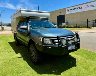 2015 FORD RANGER XLS 3.2 (4x4) SLIDE-ON POP-UP CAMPER D/CAB UTE WITH SLIDE ON CAMPER PX for sale in Forrestfield