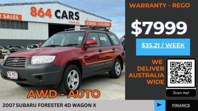 2007 SUBARU FORESTER X 4D WAGON MY07 for sale in Brisbane Inner City