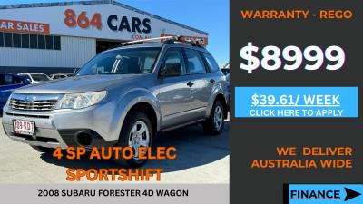 2008 SUBARU FORESTER X 4D WAGON MY08 for sale in Brisbane Inner City