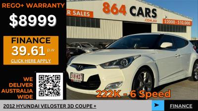 2012 HYUNDAI VELOSTER + 3D COUPE FS MY13 for sale in Brisbane Inner City