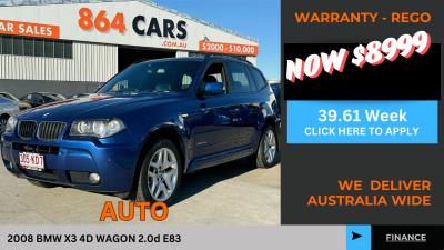 2008 BMW X3 2.0d 4D WAGON E83 MY07 for sale in Brisbane Inner City