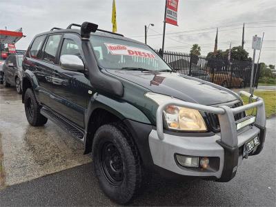 2003 TOYOTA LANDCRUISER PRADO GXL (4x4) 4D WAGON KZJ120R for sale in Melbourne West