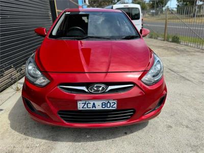 2012 Hyundai Accent Active Hatchback RB for sale in Melbourne - West