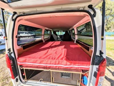 2014 TOYOTA HIACE DX PETROL FITTED CAMPERVAN LOW ROOF TRH200 for sale in Brisbane West