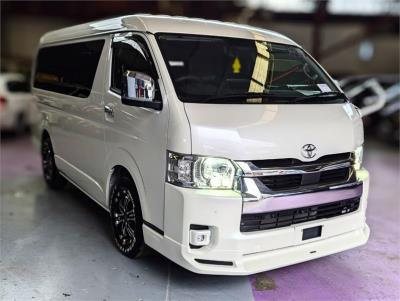 2022 TOYOTA HIACE VAN, SEMI-FITTED CAMPERVAN, FINANCE AVAILABLE LUXURIOUS HIGH SPECS, LINE ASSIST GL MID ROOF WIDE BODY TRH214 2.7 PETROL for sale in Brisbane West