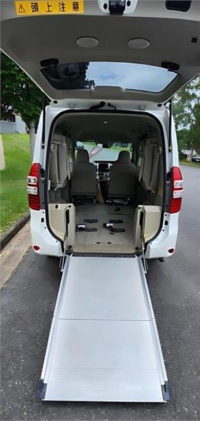 2013 TOYOTA NOAH WELCAB REMOTE WHEELCHAIR RAMP, ACRYLIC COATED, HANDICAPPED-ACCESSIBLE, UPGRADED RESTRAINTS MINIVAN ZRR70 PETROL for sale in Brisbane West