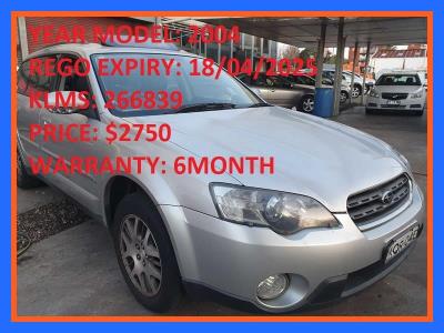 2004 SUBARU OUTBACK 2.5i PREMIUM AWD 4D WAGON MY04 for sale in Inner South West