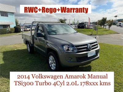 2014 VOLKSWAGEN AMAROK TSI300 (4x2) C/CHAS 2H MY14 for sale in Brisbane South