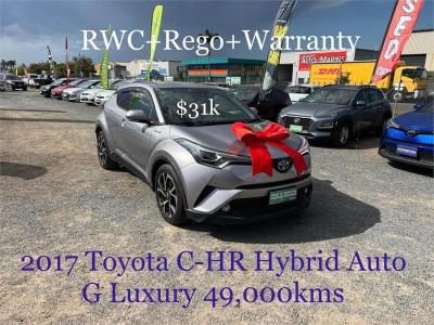 2017 TOYOTA C-HR (HYBRID) 5D WAGON ZYX10 AWD G LUXURY for sale in Brisbane South