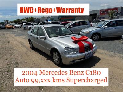 2004 MERCEDES-BENZ C180 KOMPRESSOR CLASSIC 4D SEDAN W203 for sale in Brisbane South