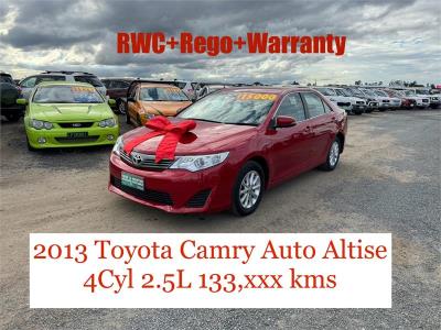 2013 TOYOTA CAMRY ALTISE 4D SEDAN ASV50R for sale in Brisbane South