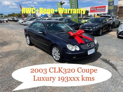 2003 MERCEDES-BENZ CLK320 ELEGANCE 2D COUPE C209 for sale in Brisbane South