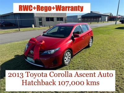 2013 TOYOTA COROLLA ASCENT 5D HATCHBACK ZRE182R for sale in Brisbane South