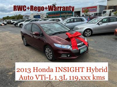 2013 HONDA INSIGHT VTi-L HYBRID 5D HATCHBACK MY12 UPDATE for sale in Brisbane South