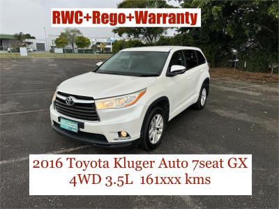 2016 TOYOTA KLUGER GX (4x4) 4D WAGON GSU55R for sale in Brisbane South