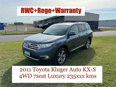 2011 TOYOTA KLUGER KX-S (4x4) 4D WAGON GSU45R MY11 UPGRADE for sale in Brisbane South