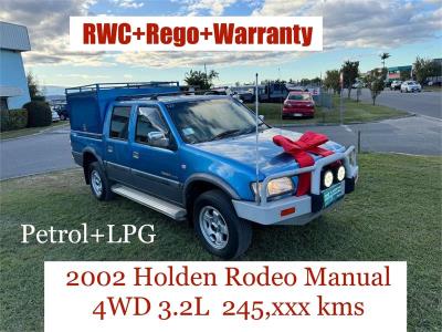 2002 HOLDEN RODEO LT (4x4) CREW CAB P/UP TFR9 MY02 for sale in Brisbane South