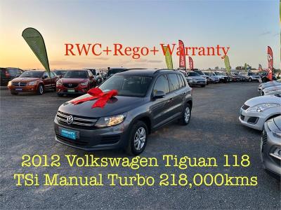 2012 VOLKSWAGEN TIGUAN 118 TSI (4x2) 4D WAGON 5NC MY12 for sale in Brisbane South