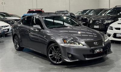 2012 LEXUS IS250 F SPORT 4D SEDAN GSE20R MY11 for sale in Melbourne - South East