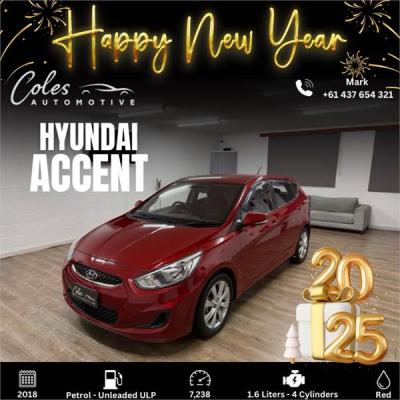 2018 Hyundai Accent Sport Hatchback RB6 MY19 for sale in Beverley