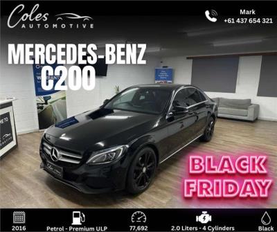 2016 Mercedes-Benz C-Class C200 Sedan W205 807MY for sale in Hendon