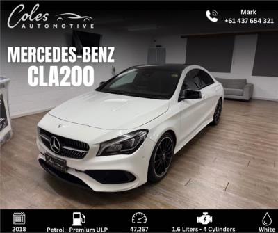 2018 Mercedes-Benz CLA-Class CLA200 Coupe C117 808+058MY for sale in Hendon