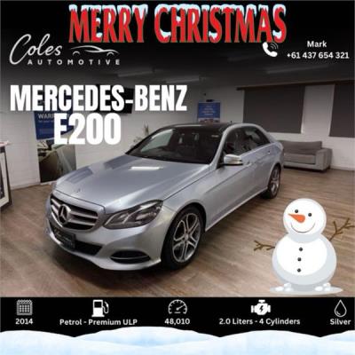 2014 Mercedes-Benz E-Class E200 Sedan W212 805MY for sale in Hendon