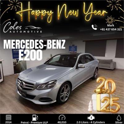 2014 Mercedes-Benz E-Class E200 Sedan W212 805MY for sale in Hendon