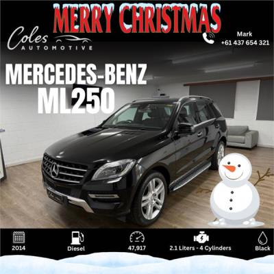 2014 Mercedes-Benz M-Class ML250 BlueTEC Wagon W166 for sale in Hendon