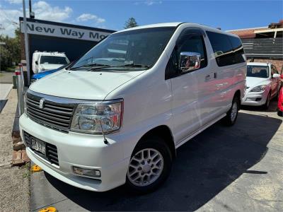 2001 NISSAN ELGRAND 4D WAGON E50 for sale in Belmore