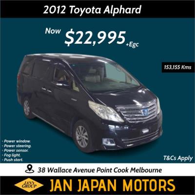 2012 Toyota Alphard Van ANH20 for sale in Point Cook