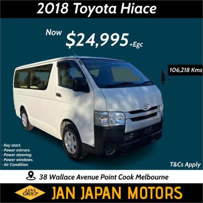 2018 Toyota Hiace Van TRH200 for sale in Point Cook