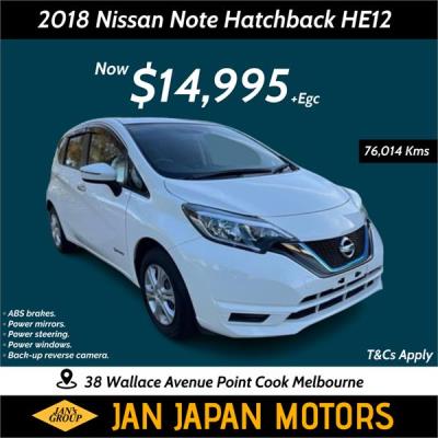 2018 Nissan Note Hatchback HE12 for sale in Point Cook